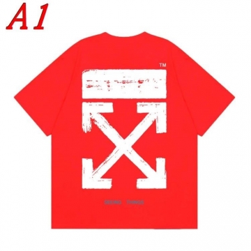  OFF-WHITEオフホワイト 2025新作   ラウンドネック 半袖Tシャツ   エキサイティング