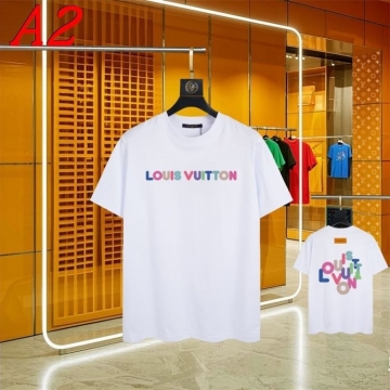  LOUIS VUITTONルイヴィトン 2025新作 クルーネック 半袖Tシャツ オフィスカジュアル