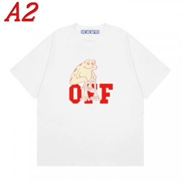 2025新作 OFF-WHITEオフホワイト ラウンドネック 半袖Tシャツ   ハイセンス