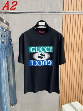  GUCCIグッチ 2025新作   ラウンドネック 半袖Tシャツ   スローライフ