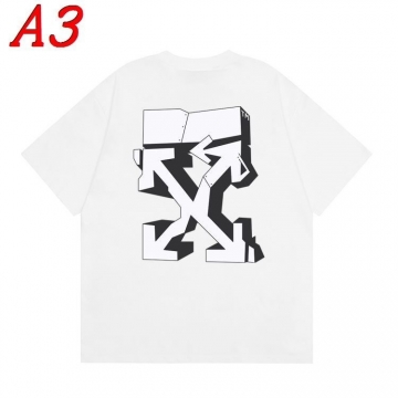 2025新作 OFF-WHITEオフホワイト クルーネック 半袖Tシャツ モード系