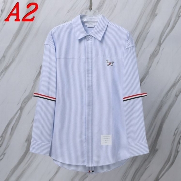 25新作 期間限定 THOM BROWNE トムブラウン シャツ 0=S 1=M 2=L 3=XL 4=XXL
