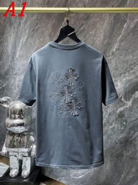  CHROME HEARTSクロムハーツ 2025新作 クルーネック 半袖Tシャツ ハイセンス