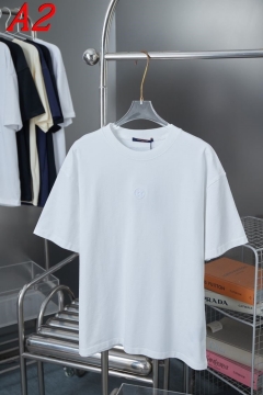  LOUIS VUITTONルイヴィトン 2025新作 クルーネック 半袖Tシャツ スタイリッシュ
