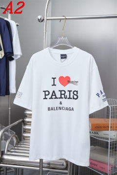2025新作 BALENCIAGAバレンシアガ ラウンドネック 半袖Tシャツ   エモ