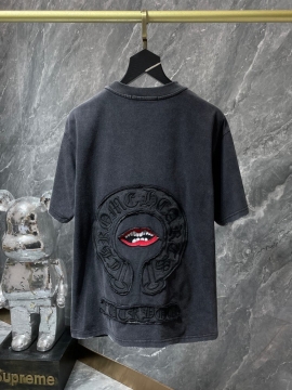  CHROME HEARTSクロムハーツ 2025新作   ラウンドネック 半袖Tシャツ   アメカジ