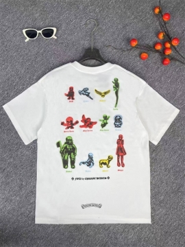  CHROME HEARTSクロムハーツ 2025新作   ラウンドネック 半袖Tシャツ   モード系