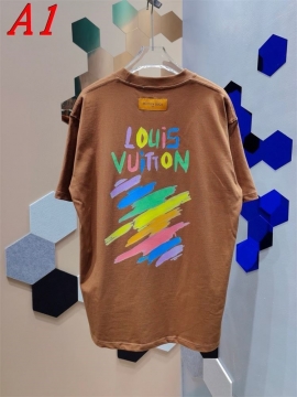 2025新作 LOUIS VUITTONルイヴィトン ラウンドネック 半袖Tシャツ   ユースカルチャー