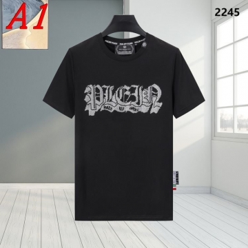2025新作 PHILIPP PLEINフィリッププレイン クルーネック 半袖Tシャツ ビビッド