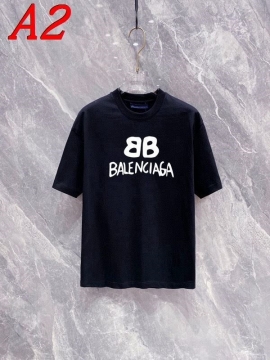  BALENCIAGAバレンシアガ 2025新作   ラウンドネック 半袖Tシャツ   ネーム入り