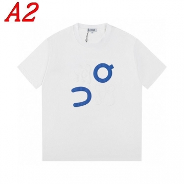  LOEWEロエベ 2025新作 クルーネック 半袖Tシャツ トレンドトップ
