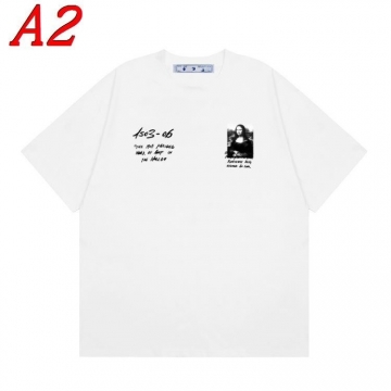  OFF-WHITEオフホワイト 2025新作   ラウンドネック 半袖Tシャツ   スローライフ