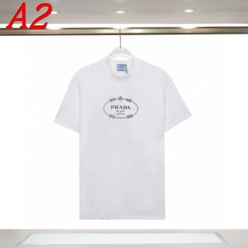 2025新作 PRADAプラダ クルーネック 半袖Tシャツ ジェンダーレス