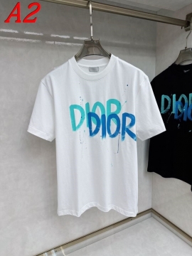 2025新作 DIORディオール ラウンドネック 半袖Tシャツ   グラフィック