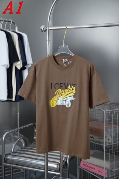 2025新作 LOEWEロエベ ラウンドネック 半袖Tシャツ   リラックス感
