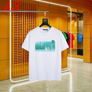  LOUIS VUITTONルイヴィトン 2025新作   ラウンドネック 半袖Tシャツ   エモーショナル