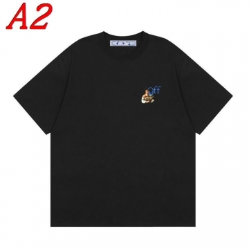  OFF-WHITEオフホワイト 2025新作 クルーネック 半袖Tシャツ ユーモア