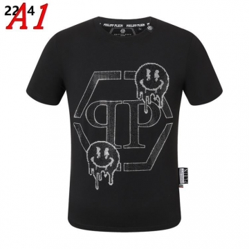  PHILIPP PLEINフィリッププレイン 2025新作   ラウンドネック 半袖Tシャツ   シーン別対応