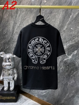 CHROME HEARTSクロムハーツ 2025新作 クルーネック 半袖Tシャツ アーバン