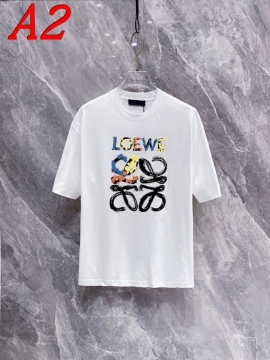 2025新作 LOEWEロエベ クルーネック 半袖Tシャツ グローバルスタイル