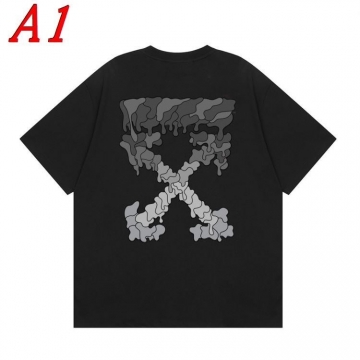  OFF-WHITEオフホワイト 2025新作   ラウンドネック 半袖Tシャツ   シーン別対応
