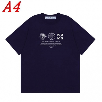 2025新作 OFF-WHITEオフホワイト ラウンドネック 半袖Tシャツ   アメカジ