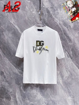  DOLCE＆GABBANAドルチェ＆ガッバーナ 2025新作 クルーネック 半袖Tシャツ シンプル