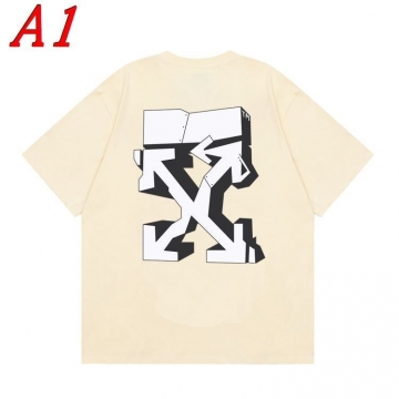 2025新作 OFF-WHITEオフホワイト クルーネック 半袖Tシャツ モード系