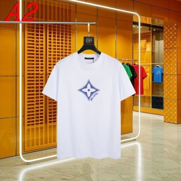 2025新作 LOUIS VUITTONルイヴィトン ラウンドネック 半袖Tシャツ   アンニュイ