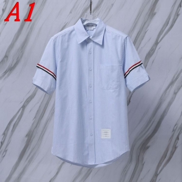 25新作 ナチュラル THOM BROWNE トムブラウン シャツ 0=S 1=M 2=L 3=XL 4=XXL