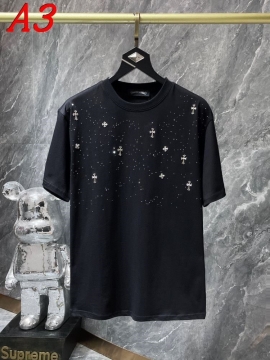 2025新作 CHROME HEARTSクロムハーツ クルーネック 半袖Tシャツ コレクション
