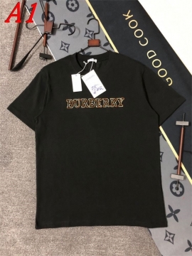 2025新作 BURBERRYバーバリー ラウンドネック 半袖Tシャツ   ロゴプリント