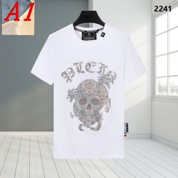  PHILIPP PLEINフィリッププレイン 2025新作   ラウンドネック 半袖Tシャツ   ハイセンス