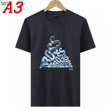 2025新作 HUGO BOSSヒューゴボス ラウンドネック 半袖Tシャツ   カジュアル