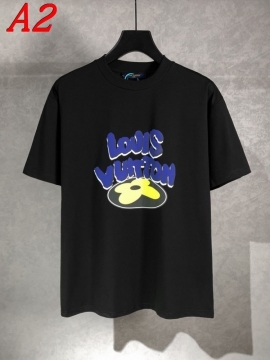  LOUIS VUITTONルイヴィトン 2025新作 クルーネック 半袖Tシャツ エネルギッシュ