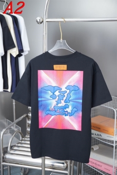 2025新作 LOUIS VUITTONルイヴィトン クルーネック 半袖Tシャツ エスケープ