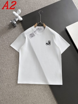  LOEWEロエベ 2025新作 クルーネック 半袖Tシャツ セレブ愛用