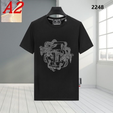  PHILIPP PLEINフィリッププレイン 2025新作   ラウンドネック 半袖Tシャツ   フェミニン