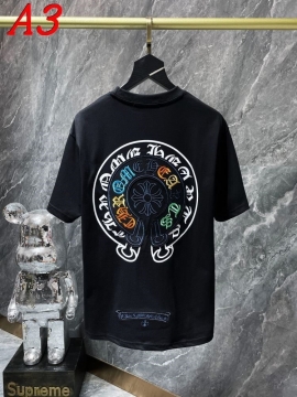 2025新作 CHROME HEARTSクロムハーツ クルーネック 半袖Tシャツ グローバルスタイル