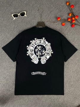  CHROME HEARTSクロムハーツ 2025新作   ラウンドネック 半袖Tシャツ   セレンディピティ