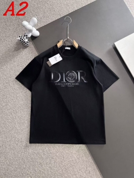 2025新作 DIORディオール ラウンドネック 半袖Tシャツ   スタイリッシュ