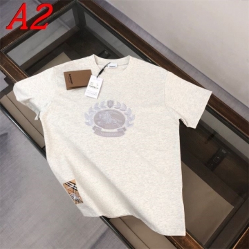  BURBERRYバーバリー 2025新作   ラウンドネック 半袖Tシャツ   スタイリッシュ