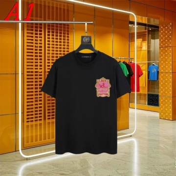  LOUIS VUITTONルイヴィトン 2025新作   ラウンドネック 半袖Tシャツ   クール&カジュアル