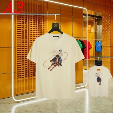  LOUIS VUITTONルイヴィトン 2025新作 クルーネック 半袖Tシャツ ボリューム感