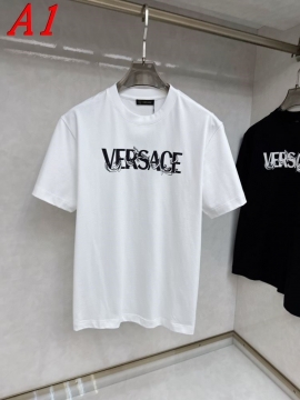 2025新作 VERSACEヴェルサーチ クルーネック 半袖Tシャツ カジュアル