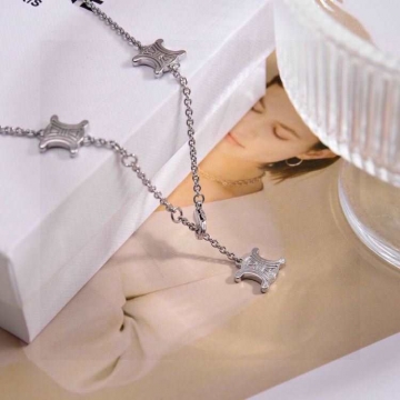 セリーヌ ネックレス 2025SS 摩擦で色落ちしない CELINE