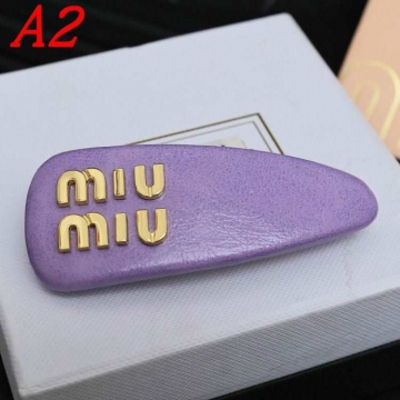 ミュウミュウ ヘアアクセサリー 2025SS 軍事規格 MIU MIU