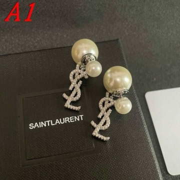 イヴ サンローラン ピアス 2025SS 多层コーティング YSL