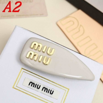ミュウミュウ ヘアアクセサリー 2025SS 温度変化に強い MIU MIU