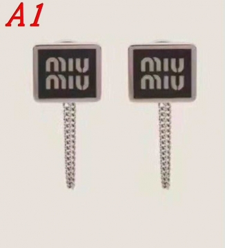 ミュウミュウ イヤリング 2025SS コーティング強化 MIU MIU